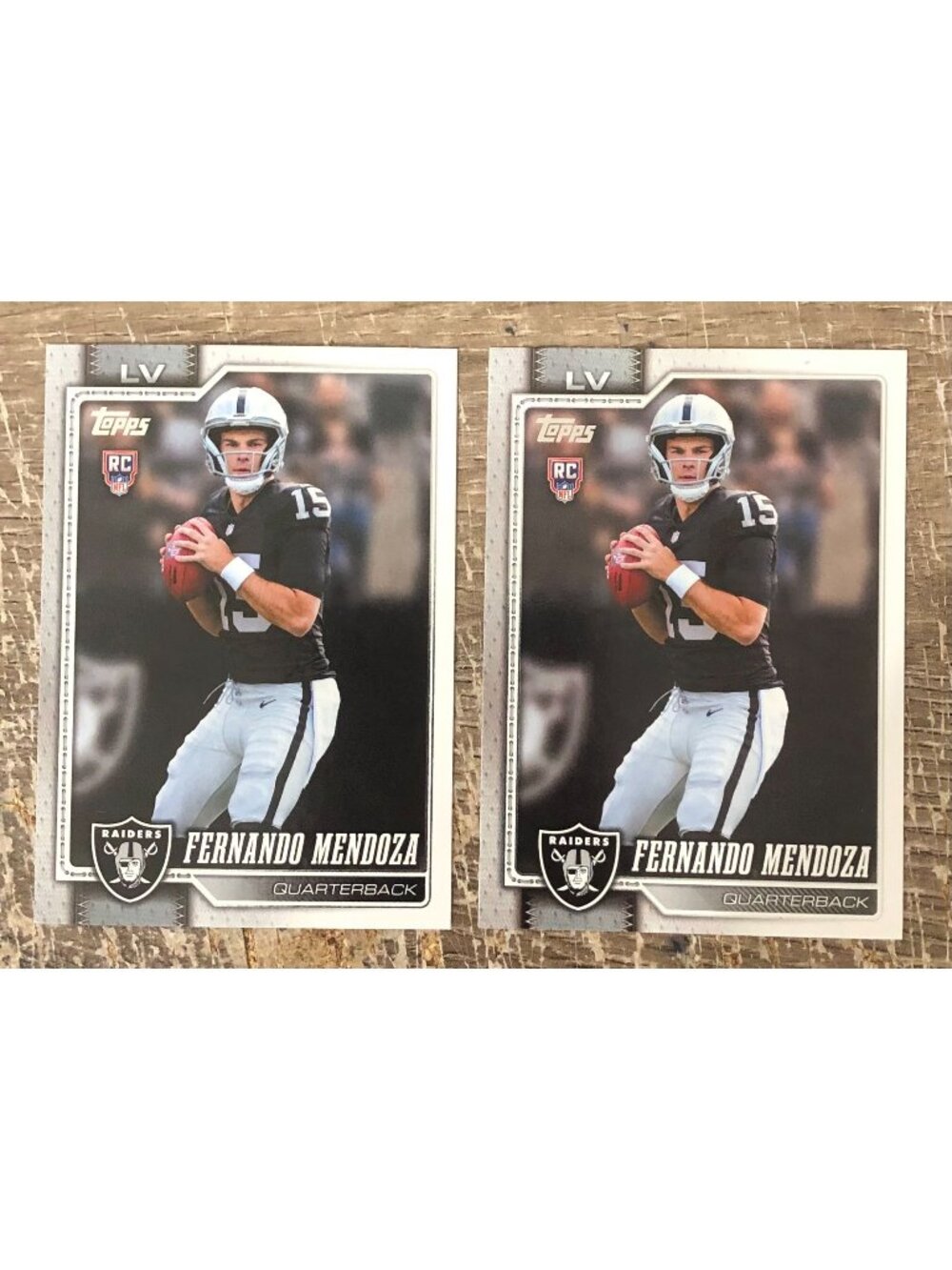 2026 Topps Fernando Mendoza #301 Rookie Card RC LOT of 2